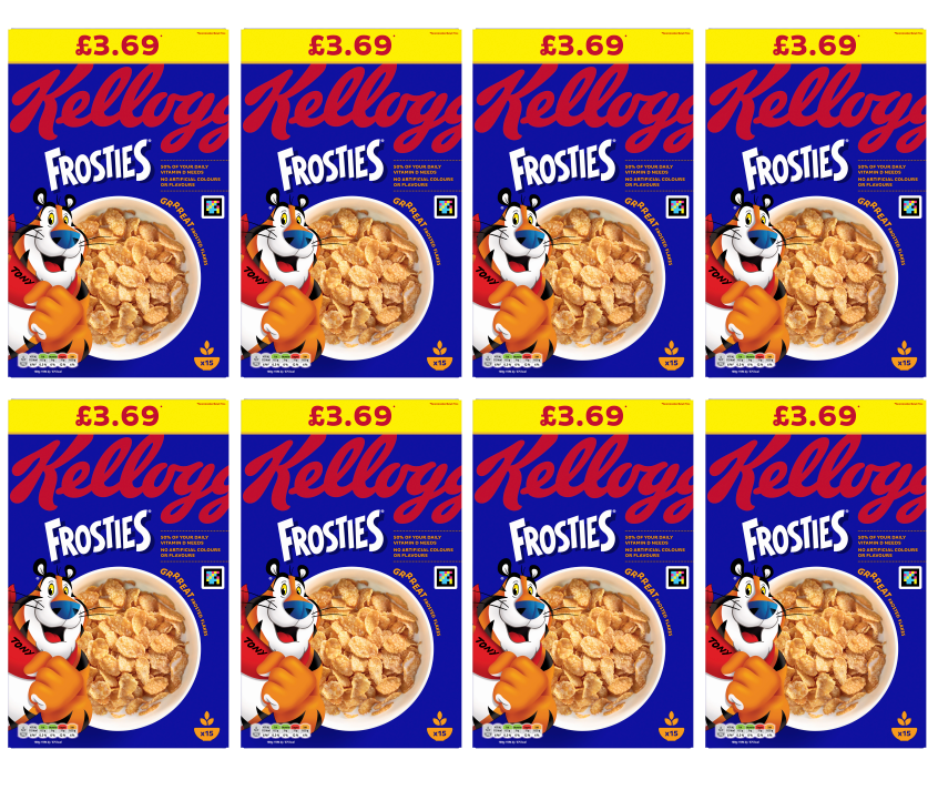 8 x Kelloggs Frosties - 470G
