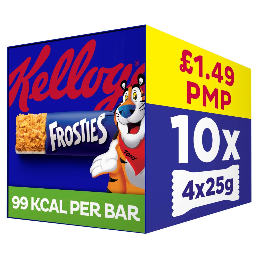 10 X Frosties Cereal Bar 4 Pack - 20G