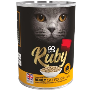12 x Ruby Cat Chicken Jelly - 400G