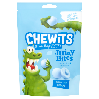 12 x Chewits Blue Raspberry Juicy Bites - 115GM