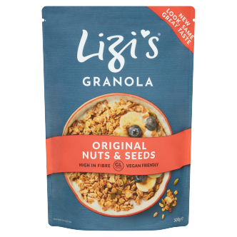 10 x Lizi's Original Nuts & Seeds Granola - 500G