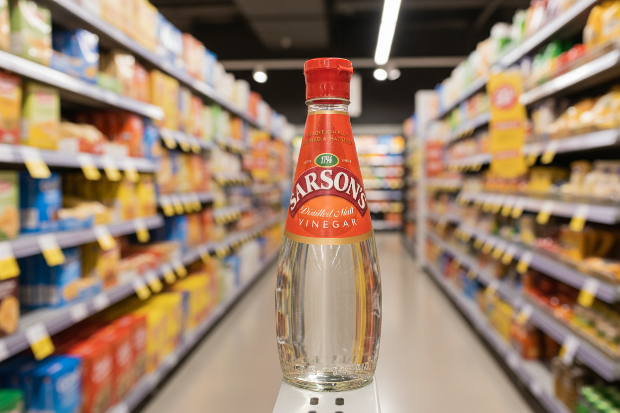 12 x Sarsons Distilled Vinegar Table 250Ml