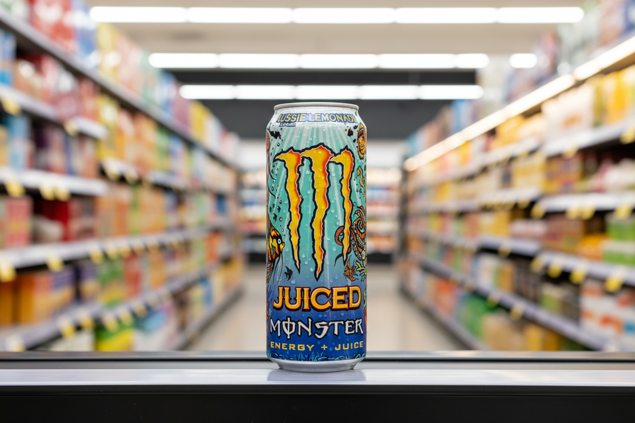 12 x Monster Energy Aussie Lemonade - 500Ml