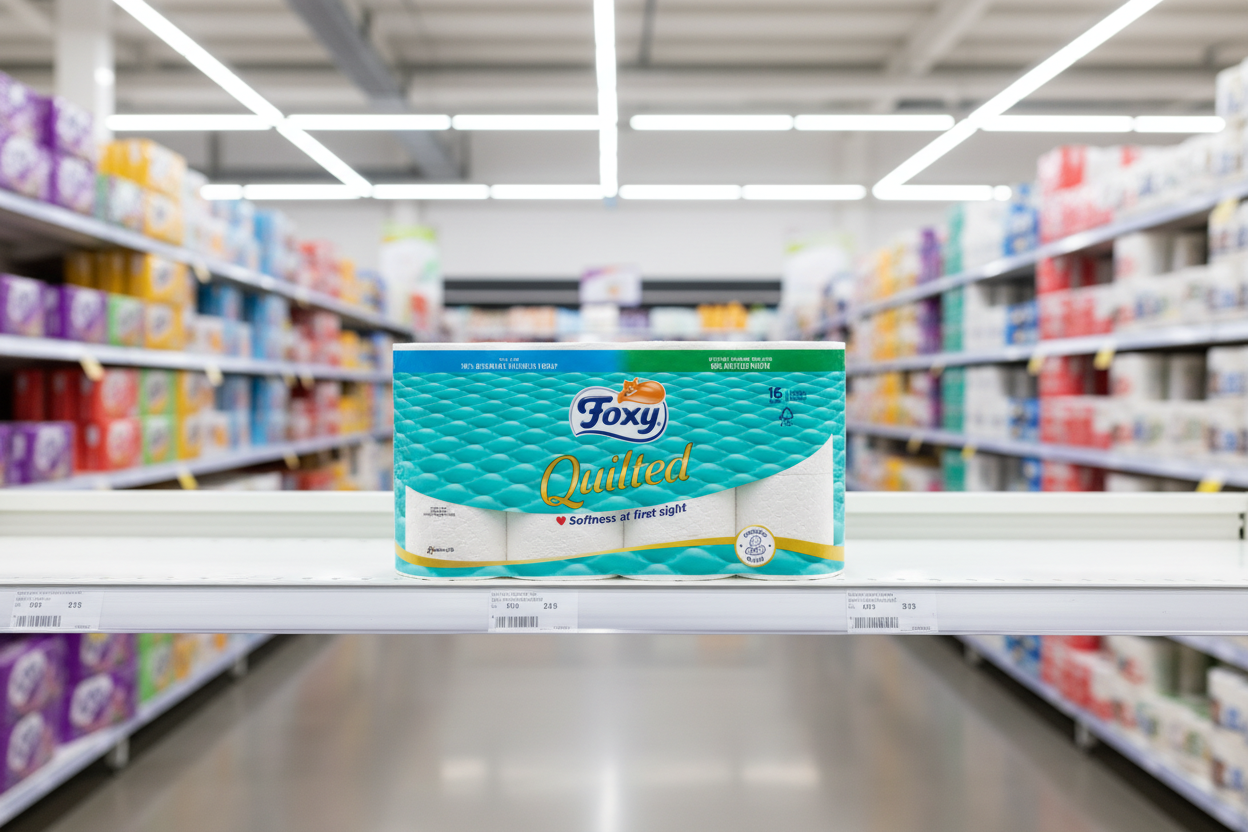 Foxy Toilet Tissue Quilted - 16 PACK