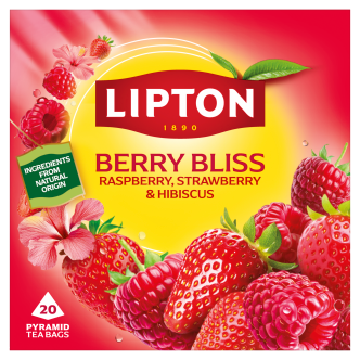 4 X Lipton Berry Bliss Tea Bags - 20Pk