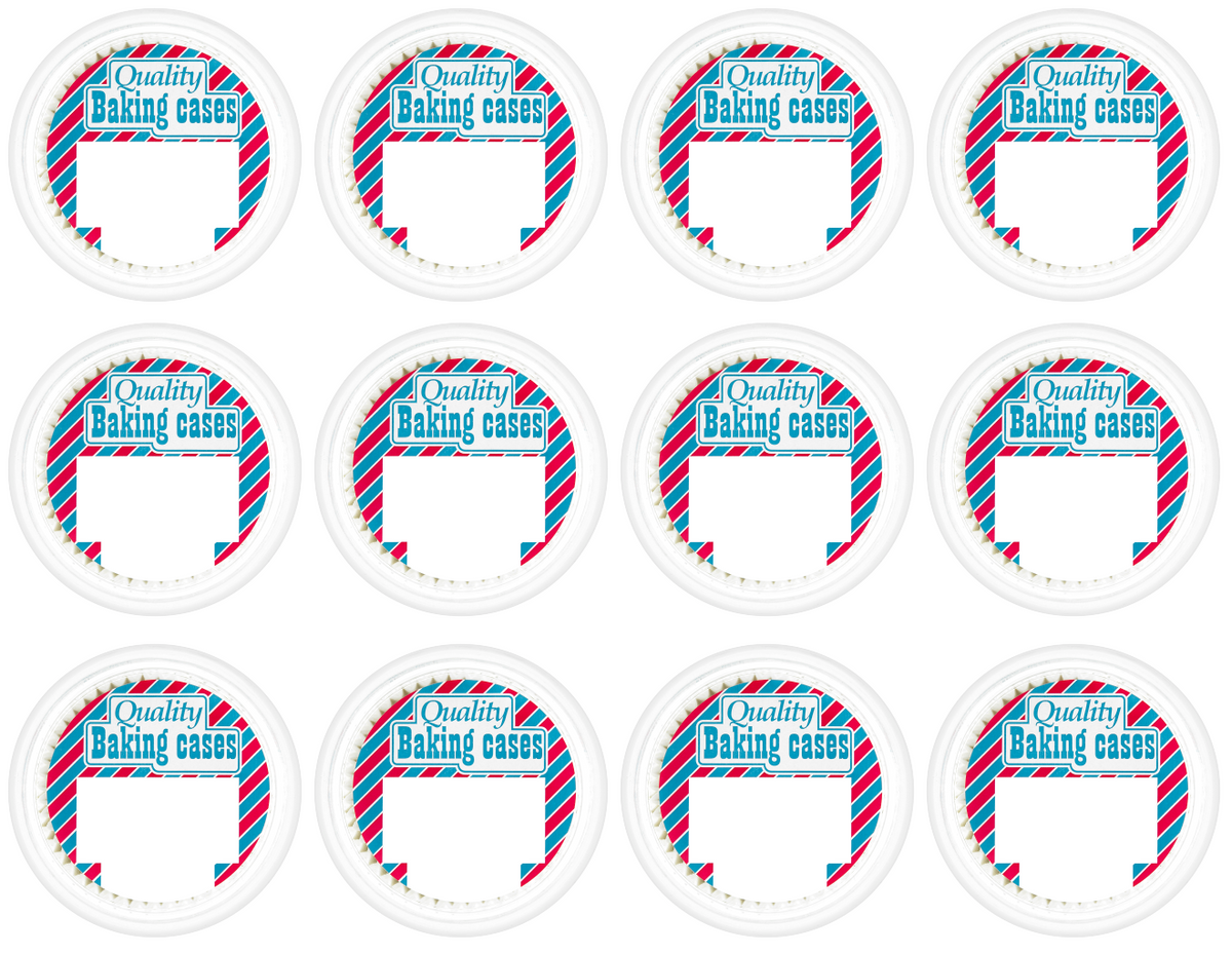 12 x Caterpack Baking Cases White 100Pk