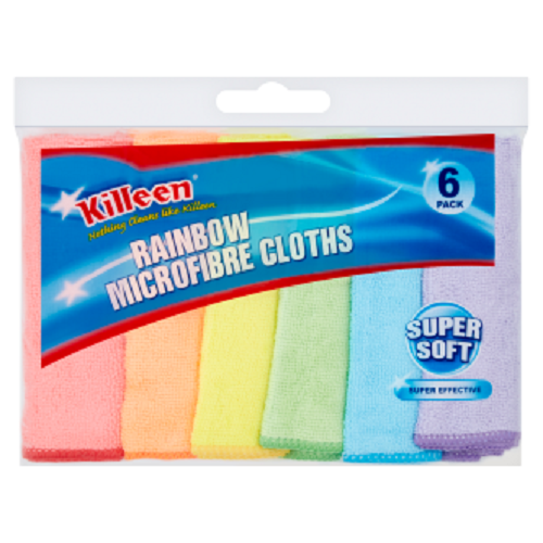 10 x Killeen Mircofibre Cloth - 6 PACK