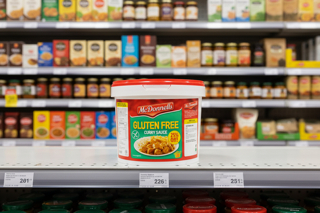 Mcdonnells Gluten Free Curry Sauce 3.75Kg