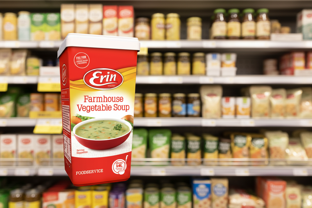 Erin Farmhouse Vegetable Soup 1.24Kg Catering