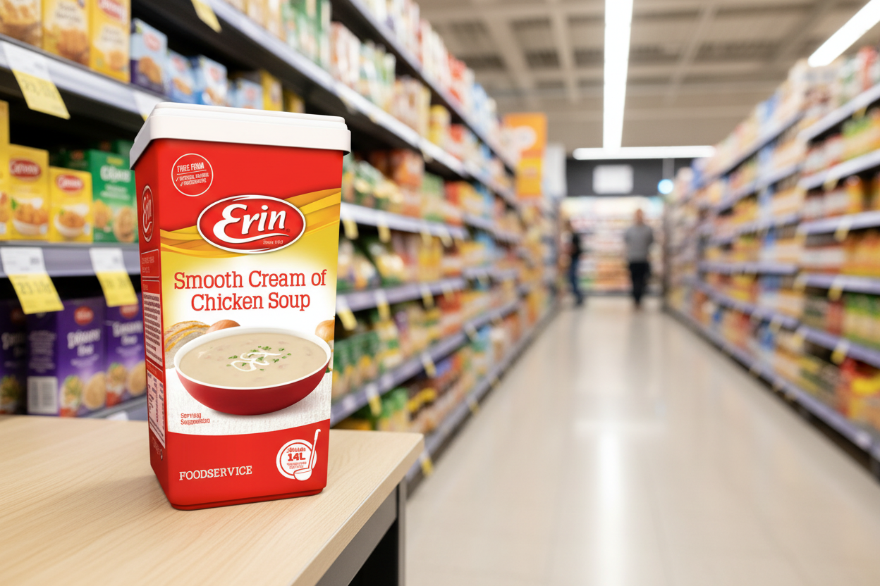 Erin Cream Of Smooth Chicken Soup 1Kg Catering