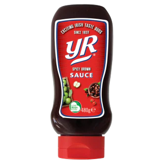 12 x Yr Spicy Brown Sauce 480G