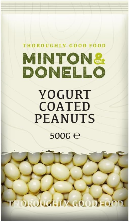 6 x Minton & Donello Yoghurt Coated Peanuts - 500g