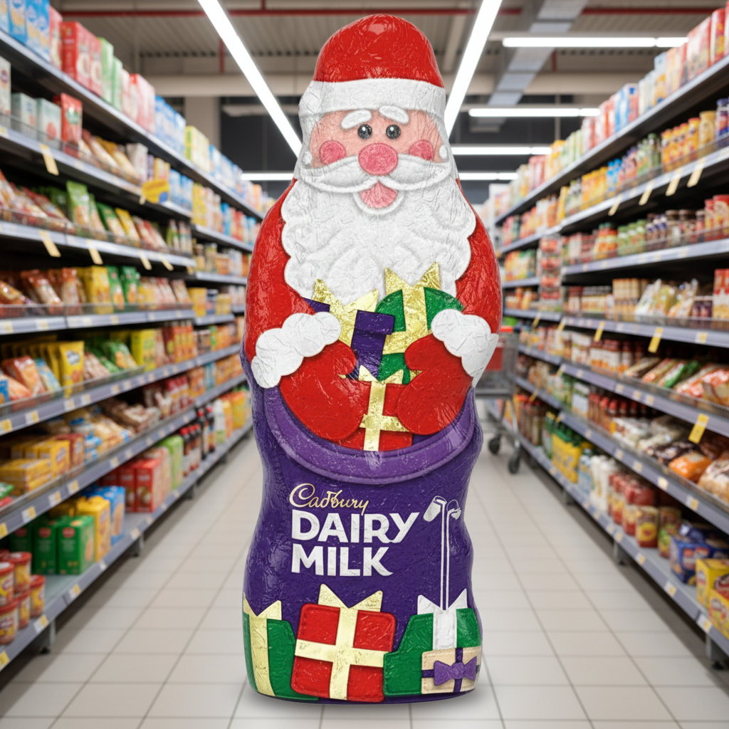 8 x Cadbury Hollow Santa - 100GM