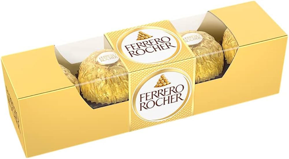 4 X Ferrero Rocher Gift Box Cone T17 213GM