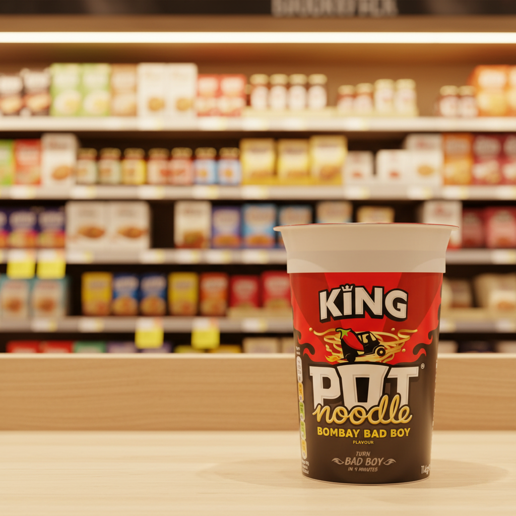12 X Pot Noodle King Bombay Bad Boy - 114G