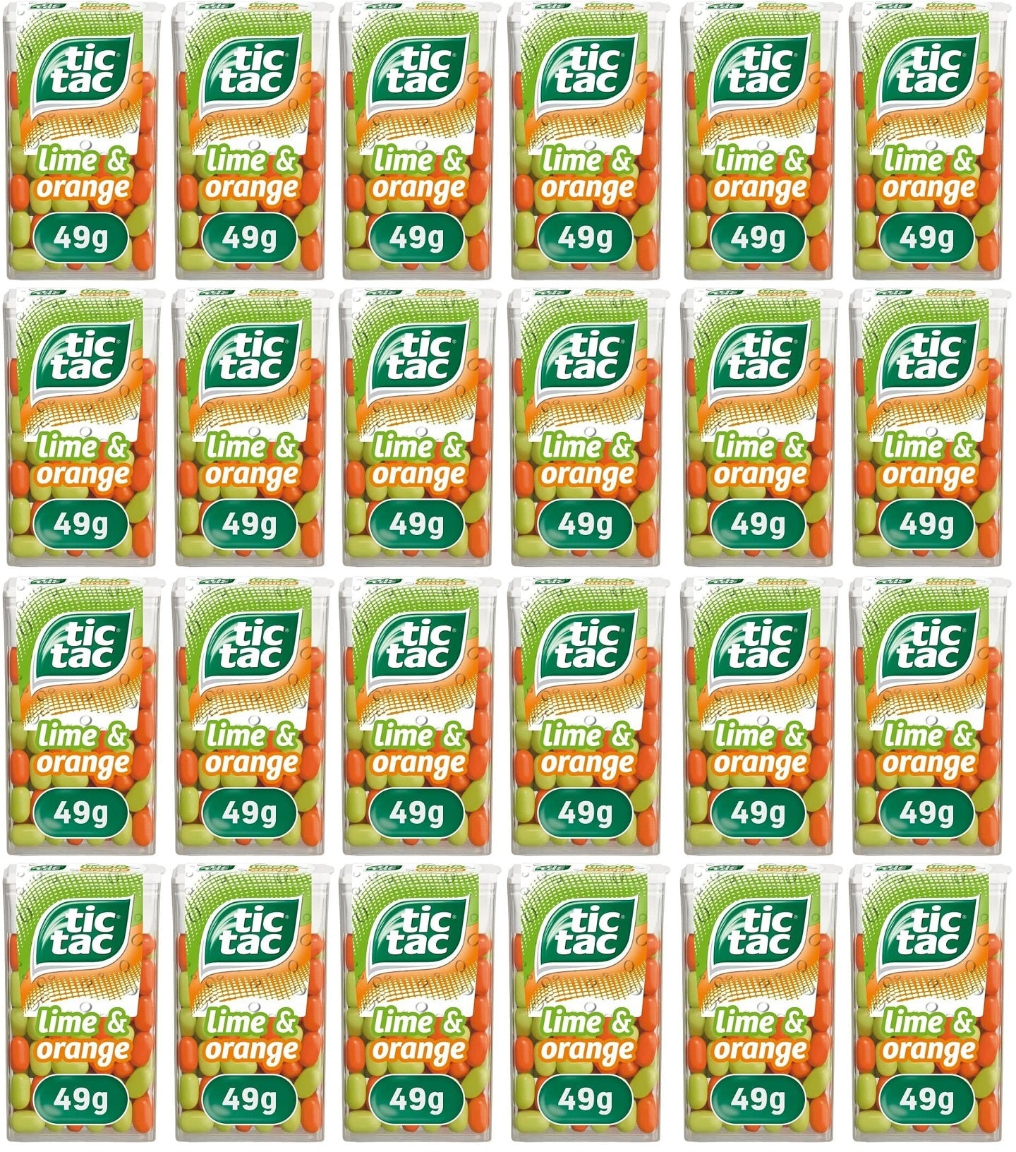 24 x Tic Tac Lime & Orange 49G