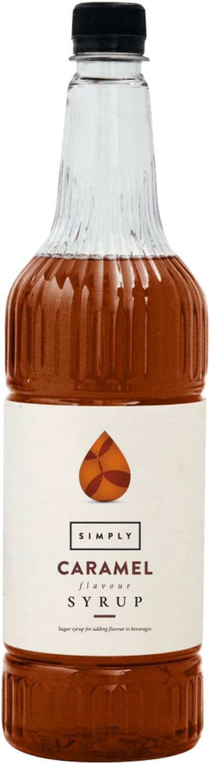6 x Simply Caramel Flavoured Syrup 1 Litre