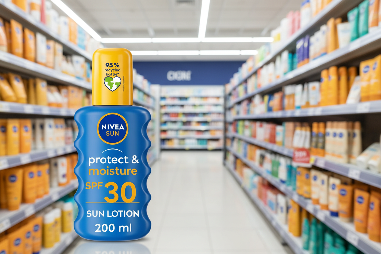 6 x Nivea Protect & Moisture Pump Spray Spf 30 200Ml