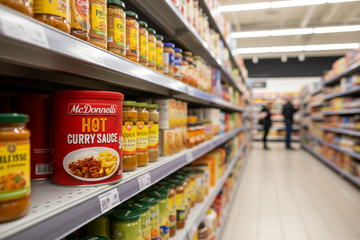 12 x Mcdonnells Hot Curry Sauce 200G