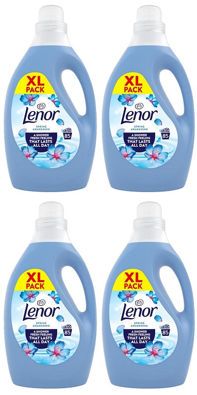 4 X Lenor Spring Awakening 85 Wash - 2.63 Litre