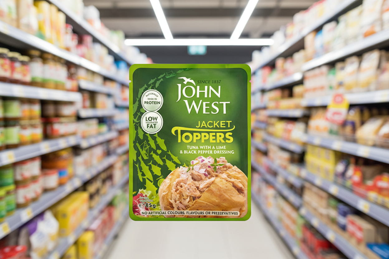 John West Jacket Toppers Tuna With A Lime & Black Pepper Dressing 85G