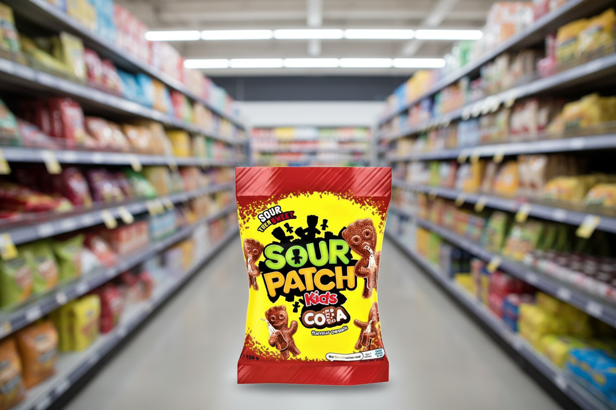 10 x Sour Patch Kids Cola Flavour Sweets 130G