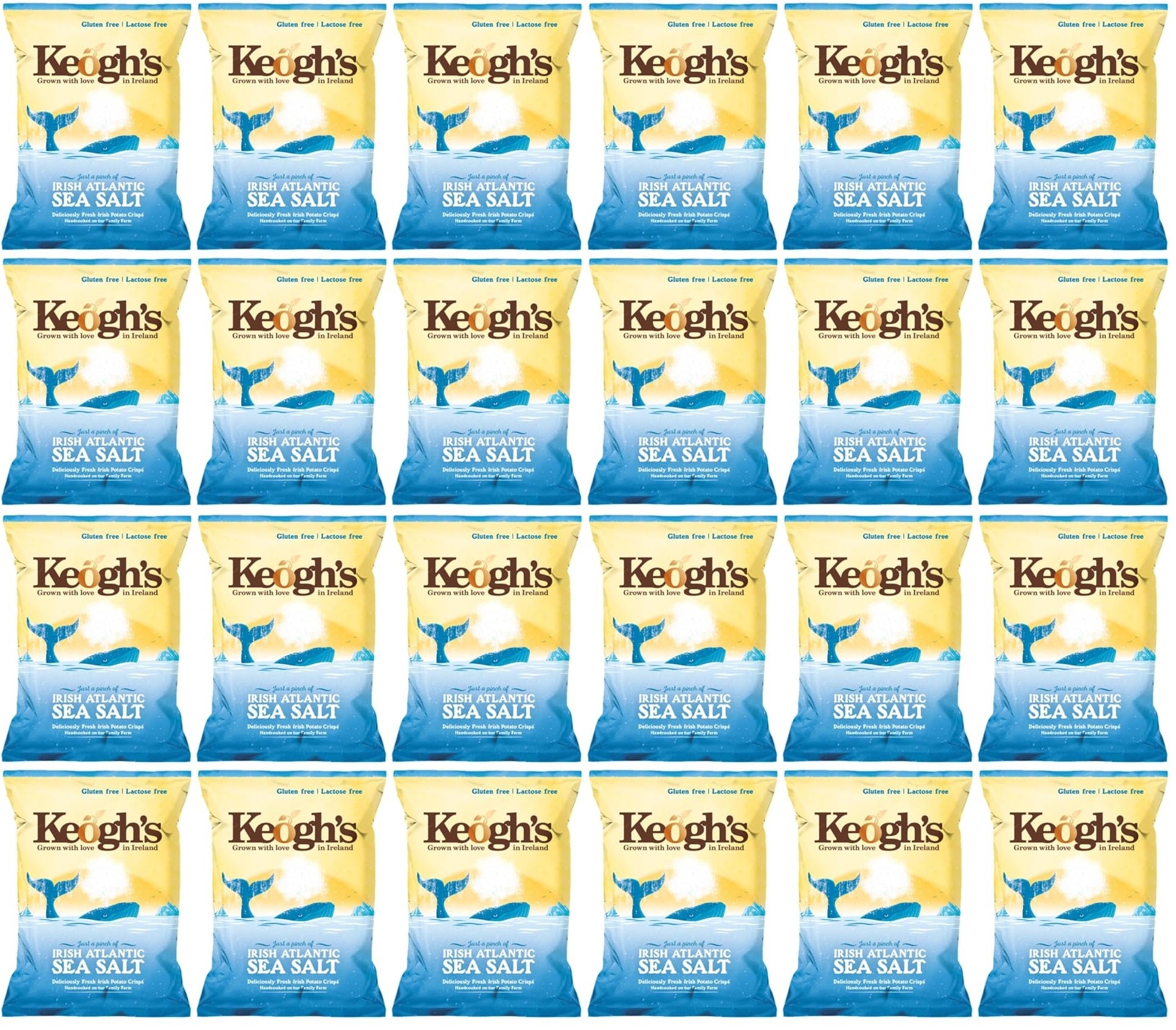 24 x Keogh's Irish Atlantic Sea Salt 45G