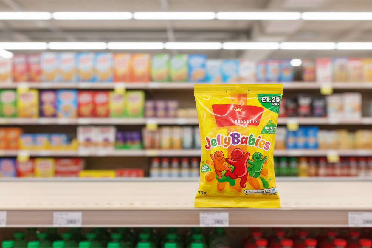 10 x Maynards Jelly Babies Bags - 130GM