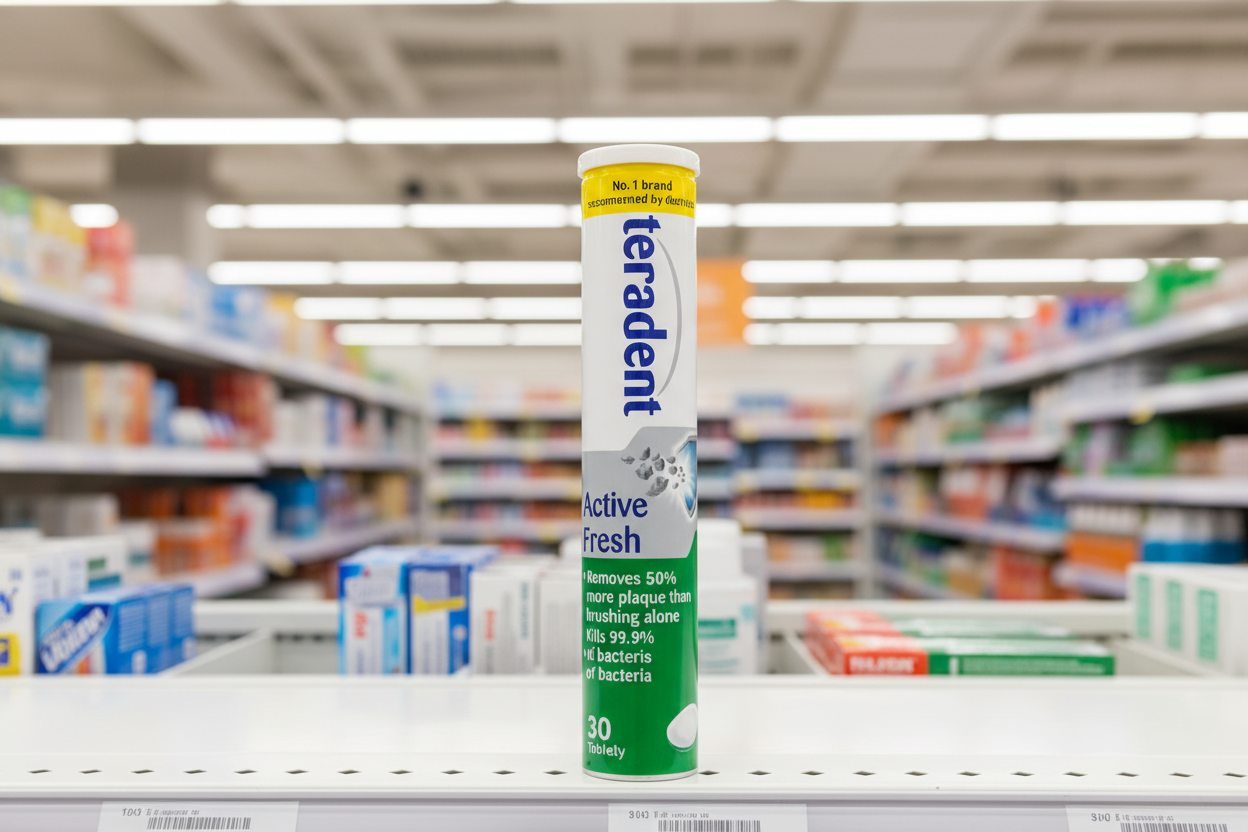 12 x Steradent Active Fresh - 30 PACK