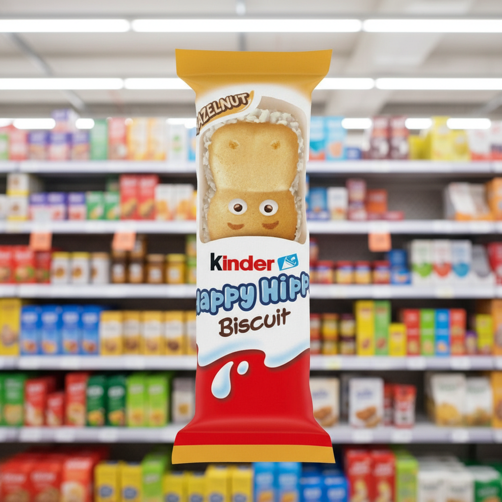 28 x Kinder Happy Hippo Hazelnut Biscuit 20.7G