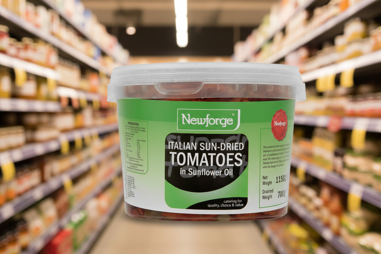 Newforge Italian Sun Dried Tomatoes In Sunflower Oil 1150G