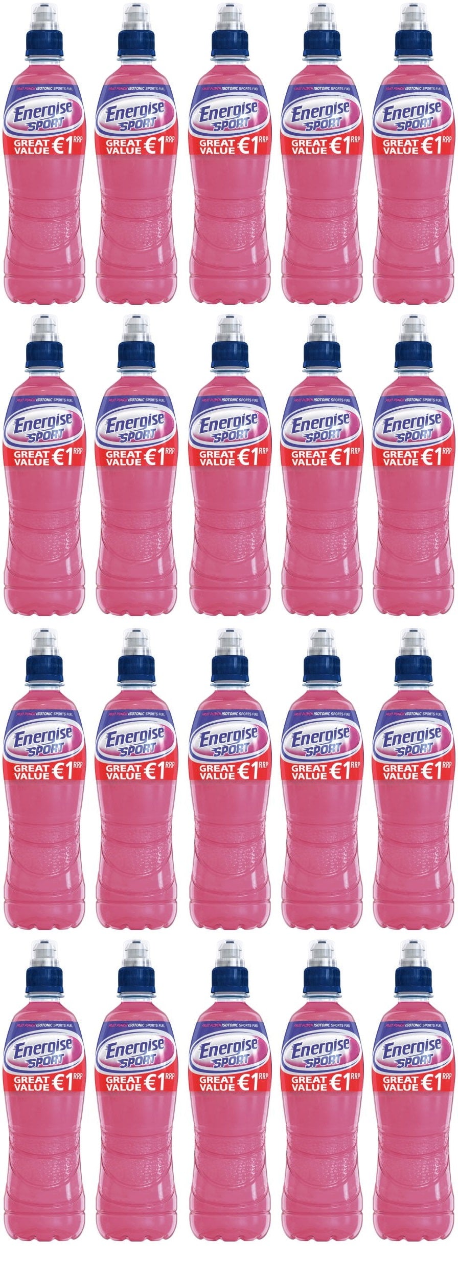 20 x Energise Sport Fruit Punch 500Ml
