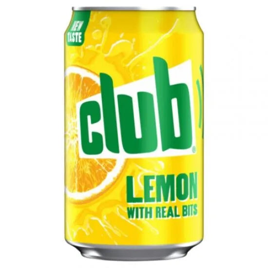 24 x Club Lemon Can 330Ml