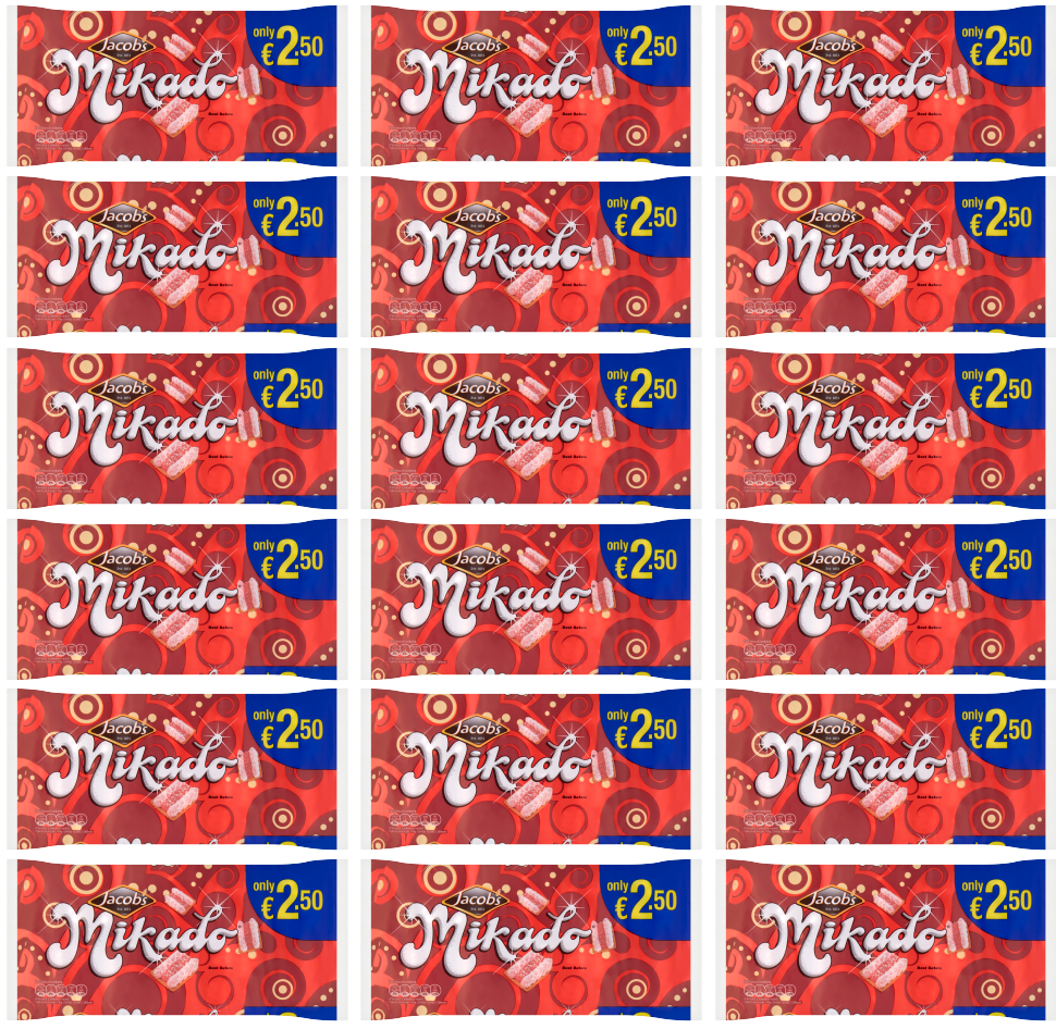 18 x Jacobs Mikado 250Gm