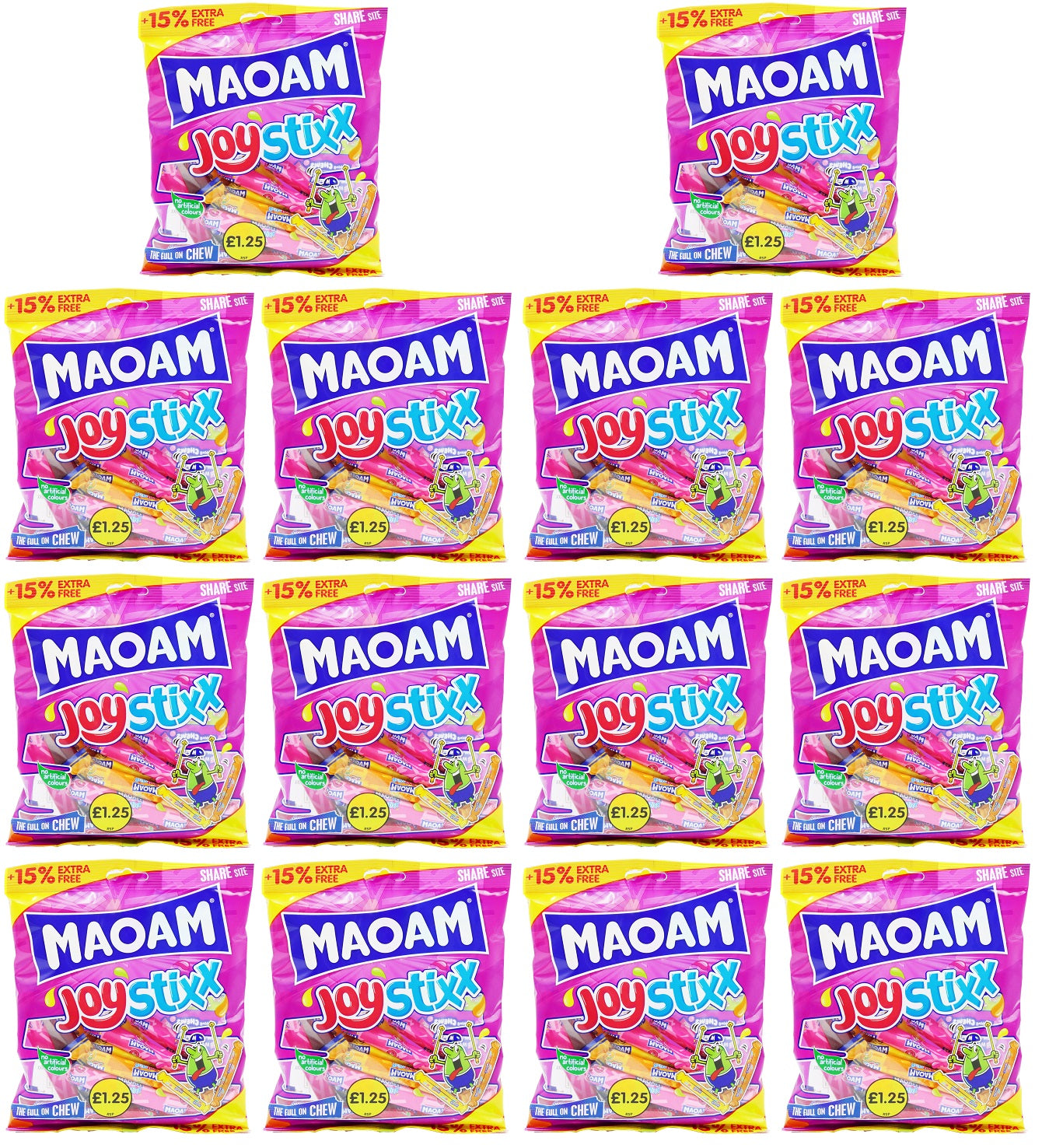 14 x Haribo Maoam Joystixx (15% Extra Free) - 161GM