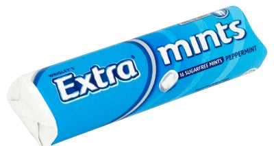 24 X Extra Mints Sugarfree Peppermint Roll Pack 16 PCE