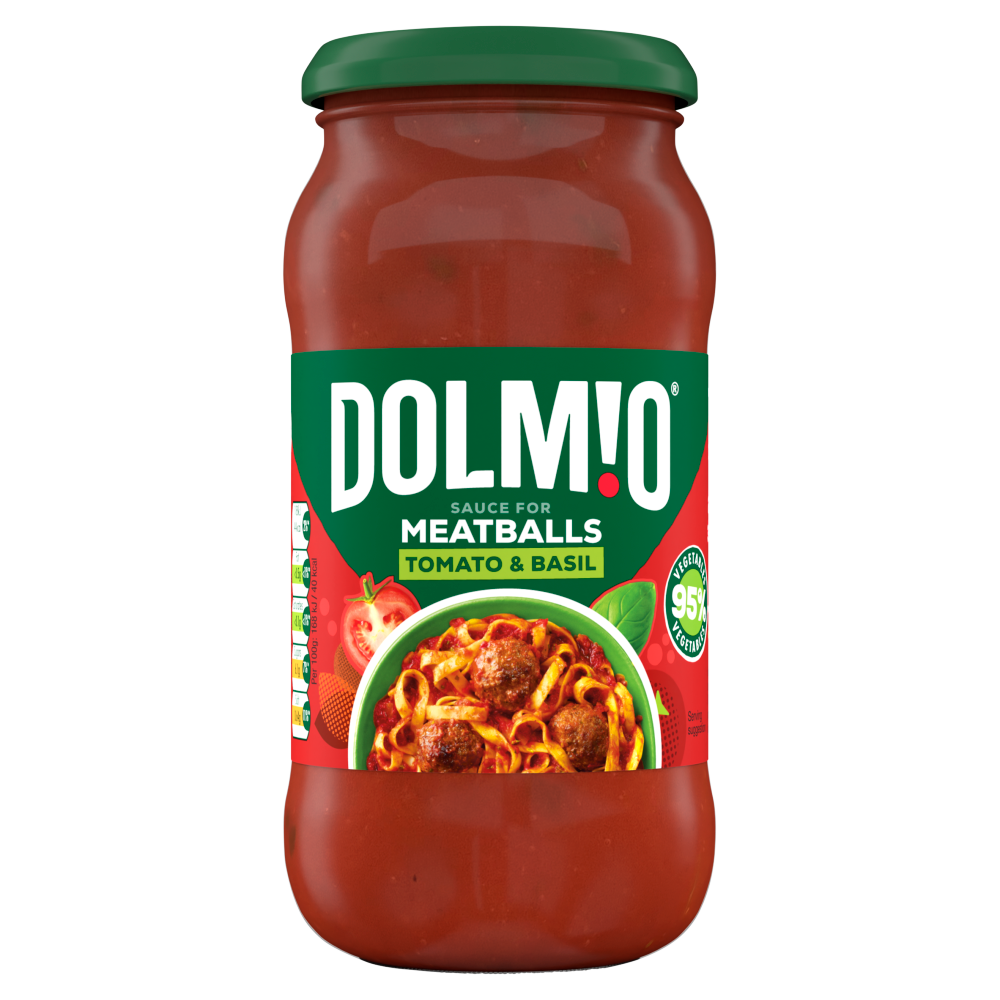 6 x Dolmio Tomato & Basil Sauce For Meatballs 450G