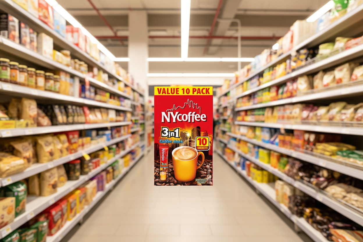 10 x Ny Coffee 3in1 Coffee 10 Sachets - 10PK