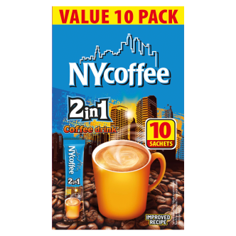 10 x Ny Coffee 2in1 10 Sachets - 10PK