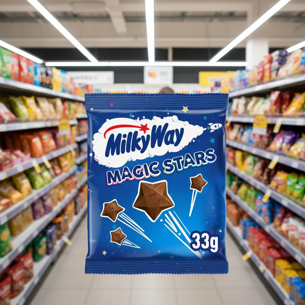 36 x Milky Way Magic Stars Milk Chocolate Bag 33G