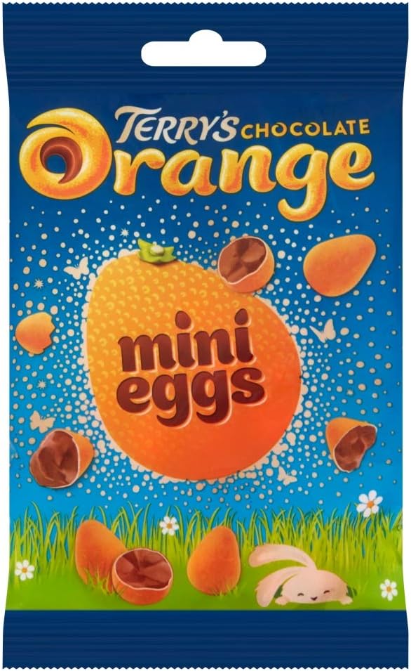 12 x Terrys Chocolate Orange Mini Eggs Bag - 80GM