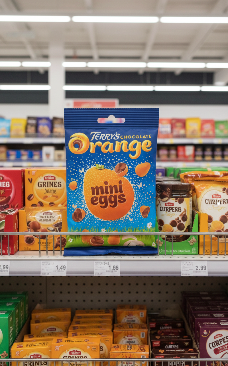 12 x Terrys Chocolate Orange Mini Eggs Bag - 80GM