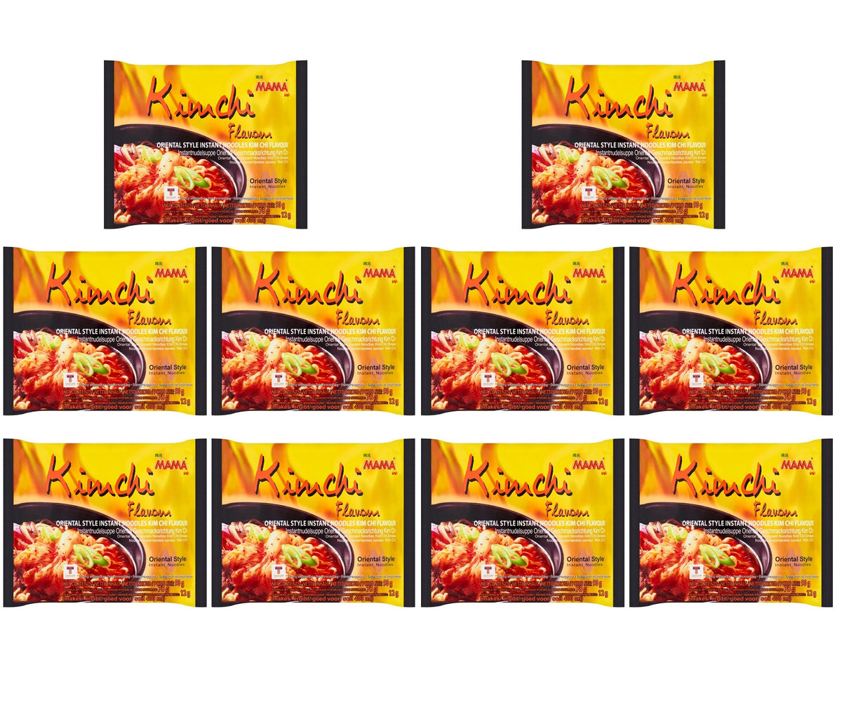 10 x Mama Kimchi Instant Noodles 90g