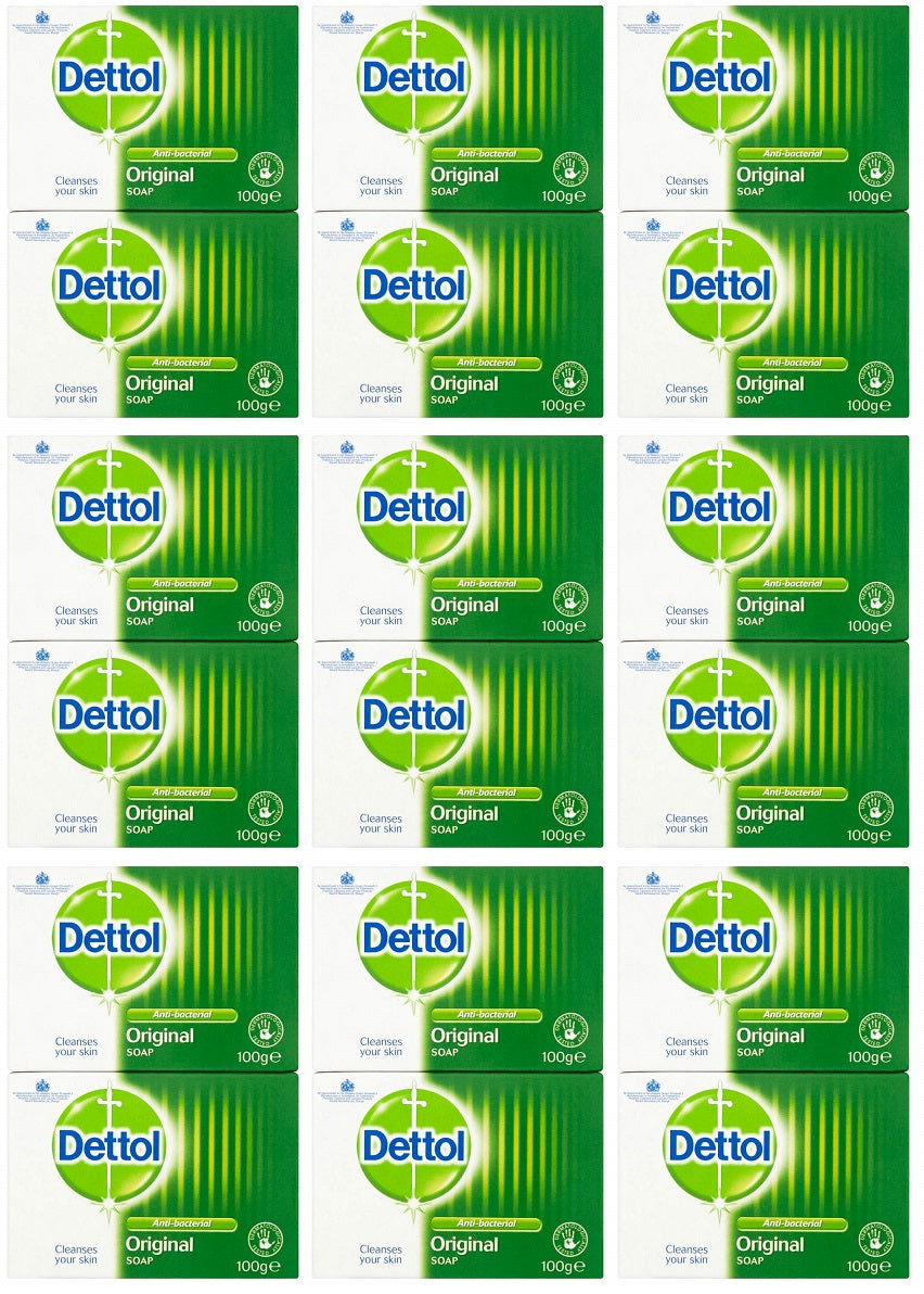 6 x Dettol Original Bar Soap 2 Pack - 2X100GM