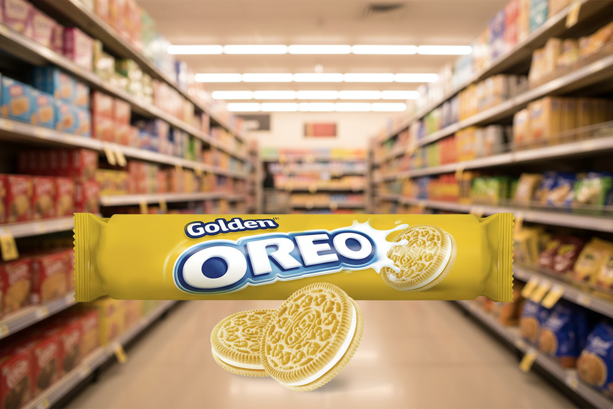 16 x Oreo Golden Sandwich Biscuits 154gm - 154GM