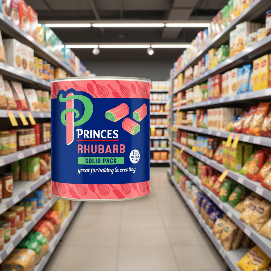 Princes Rhubarb Solid Pack 2.82Kg