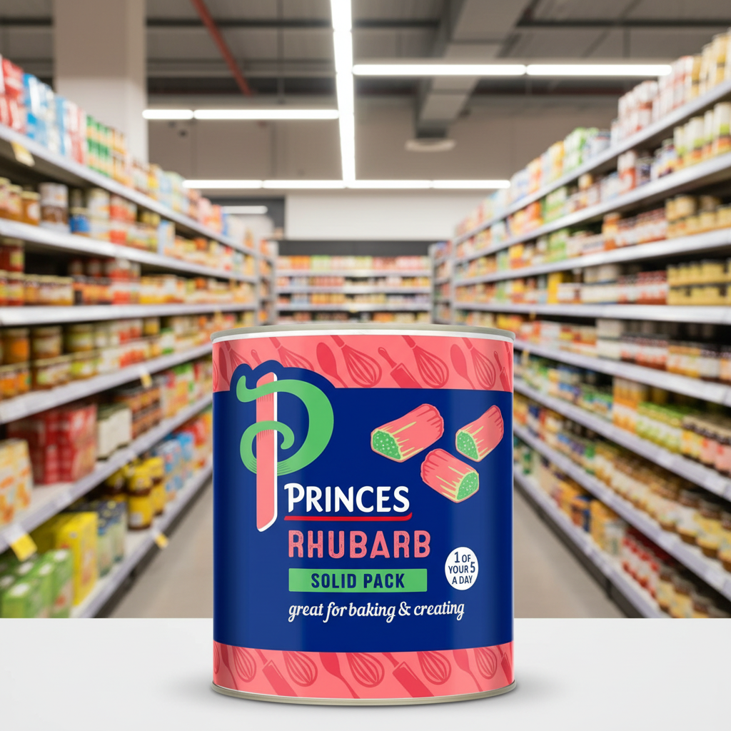Princes Rhubarb Solid Pack 2.82Kg