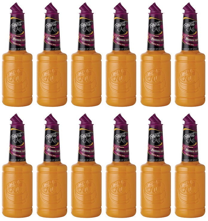 12 x Finest Call Premium Passionfruit Puree Mix 1 Litre