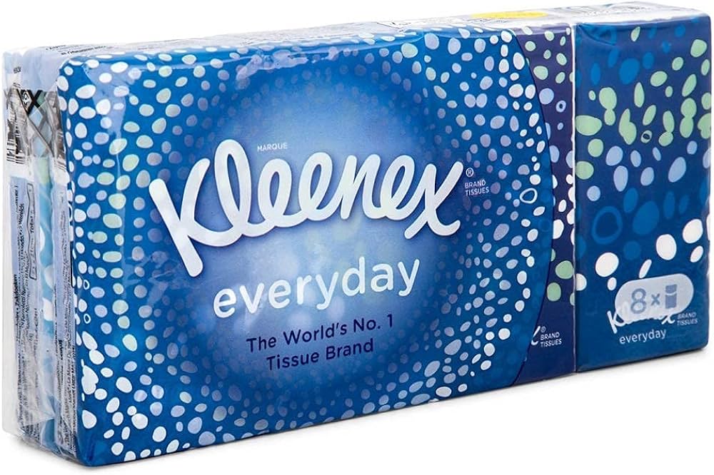 24 X Kleenex Everyday Pocket Tissues - 8 Pack