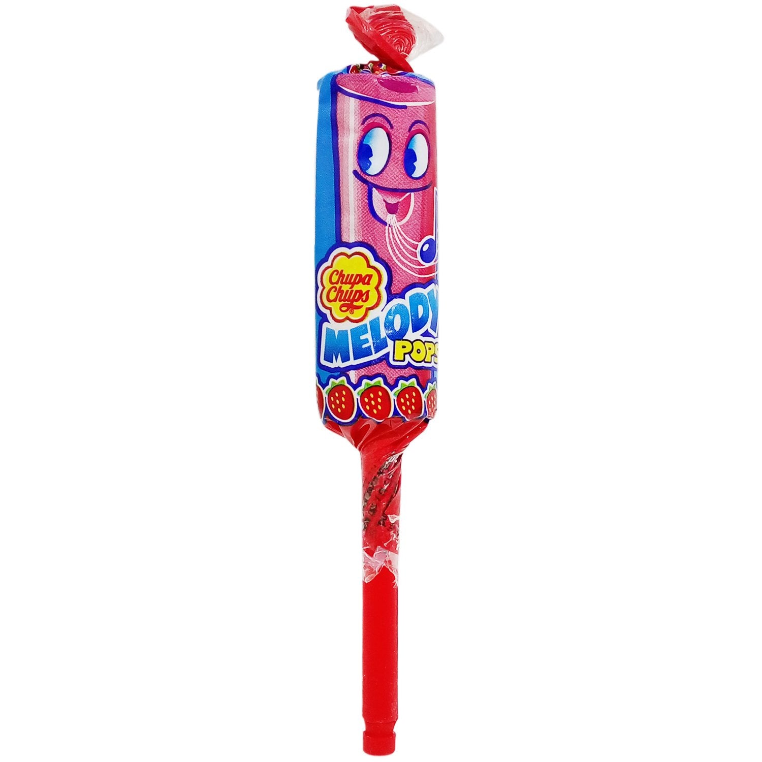 24 x Chupa Chups Melody Pops Strawberry 15G